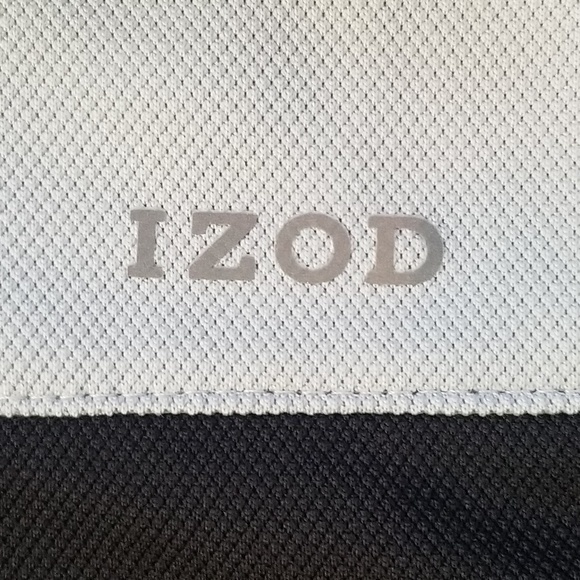 Izod Men's Lightweight Colorblock Pullover Quarter Zip Sz. M - Picture 5 of 11